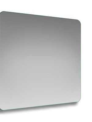 Specchio con angoli stondati quadrato 100 x 100